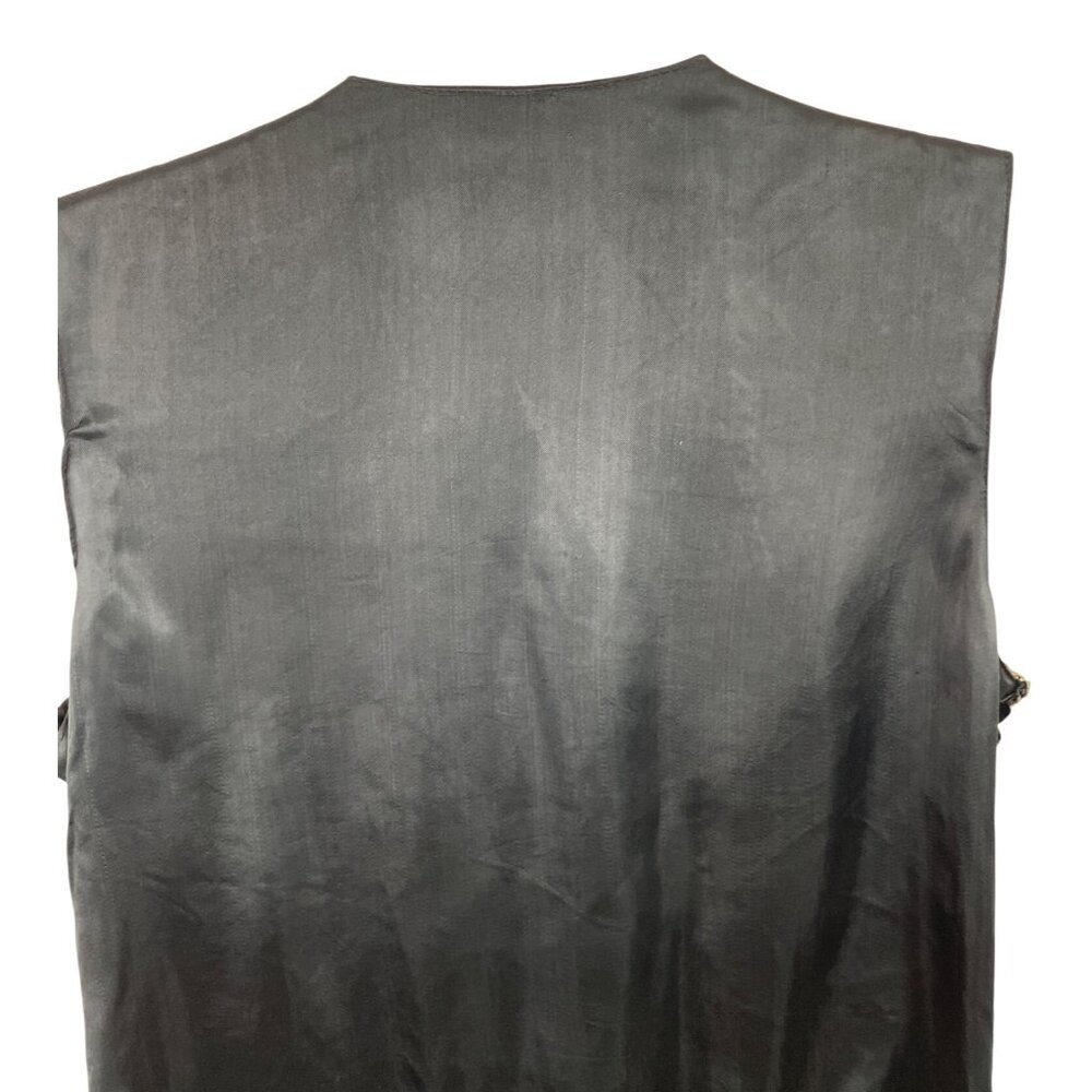 Vintage Sophisticates By Jonathan Martin Beaded Velvet Vest Womens Size Large - Picture 8 of 9